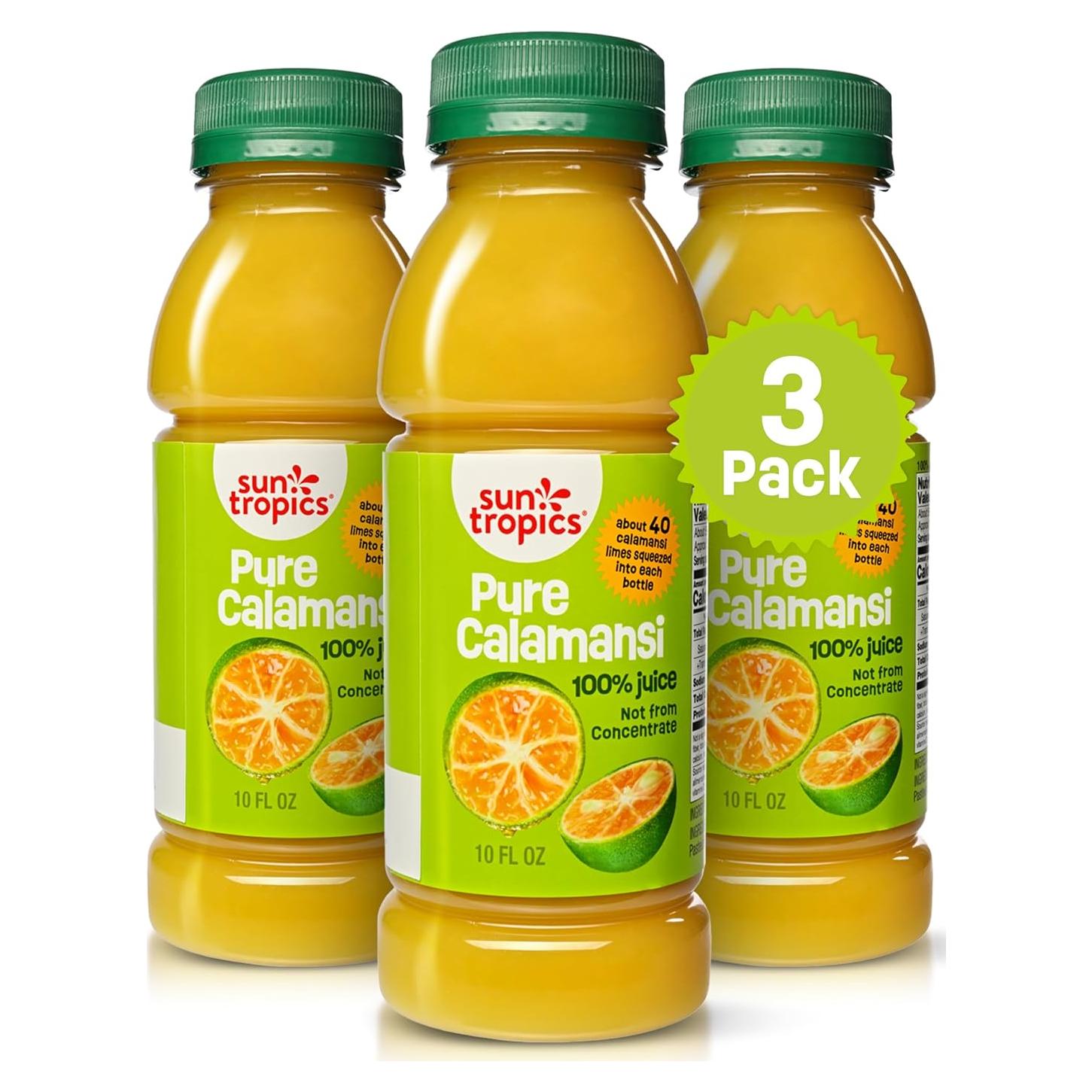 Jugo de Calamansi 100% Puro Sun Tropics 3 x 300ml