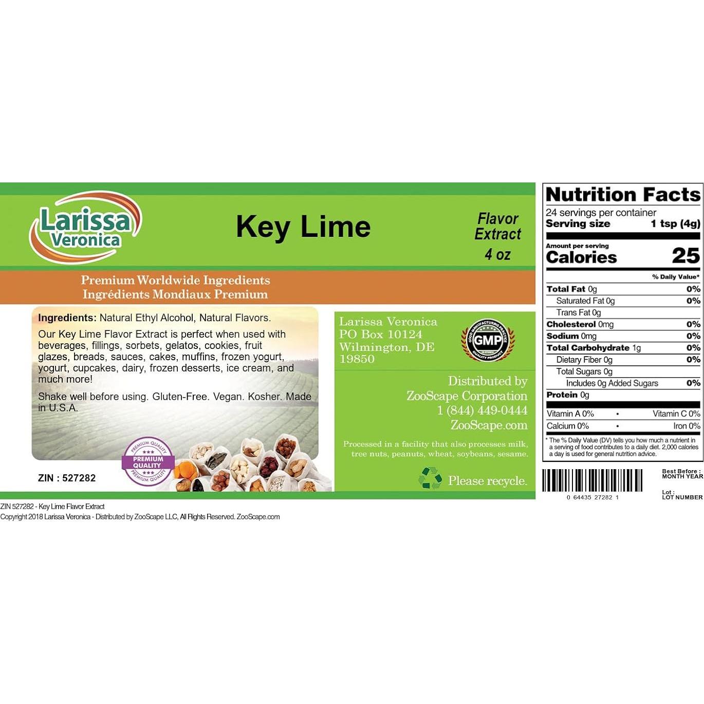 Extracto de Sabor a Lima Key Larissa Veronica 113 g