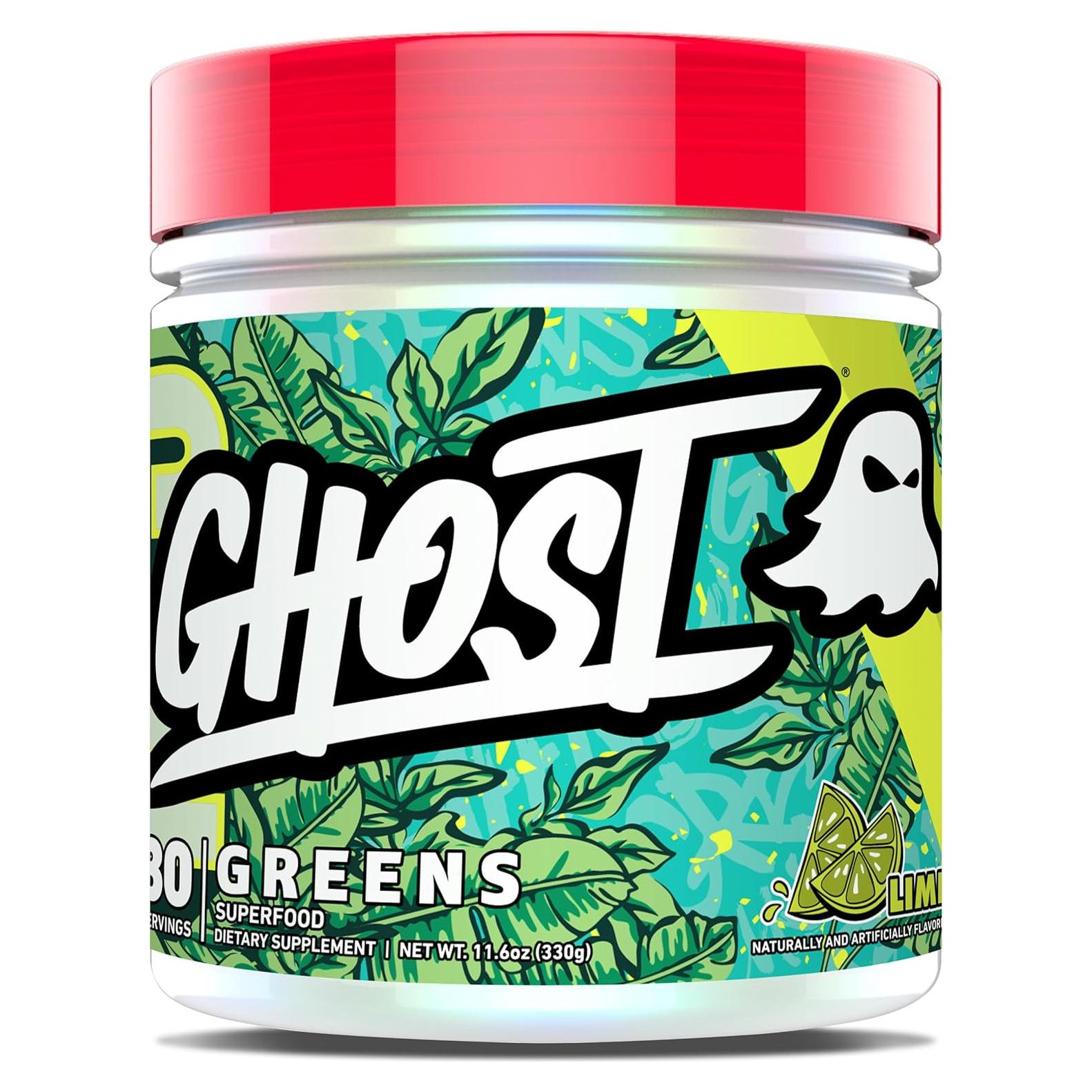 GHOST Polvo de Verduras Lima - 30 Porciones - 19 Superalimentos