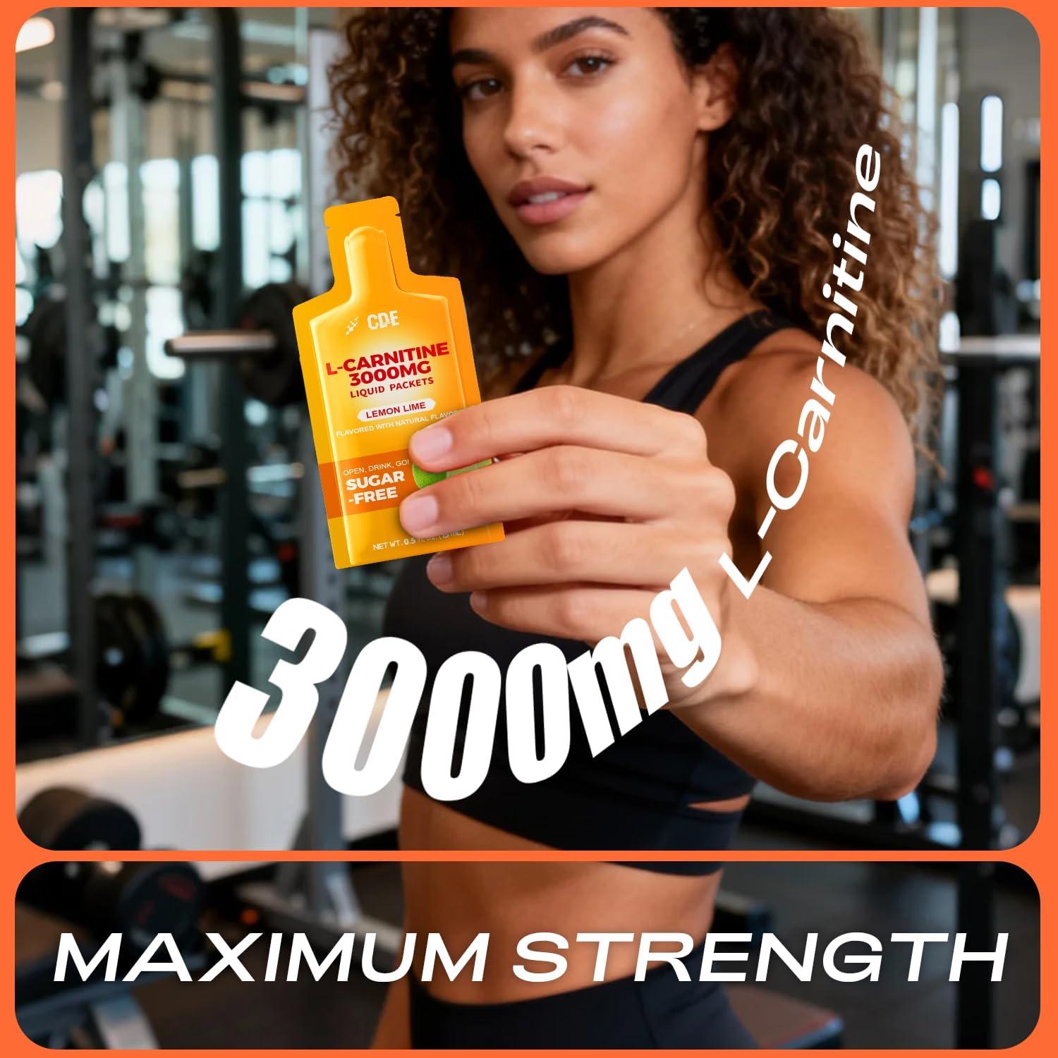 Suplemento Líquido L-Carnitina 3000 CDE - 30 Sobres