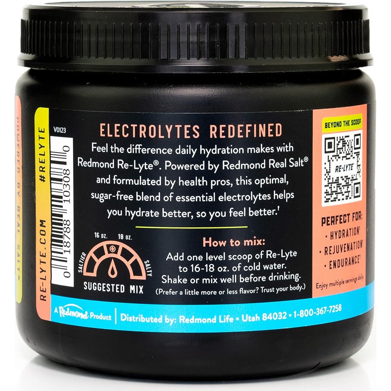 Polvo Electrolito Redmond Re-Lyte Sandía Lima 380g