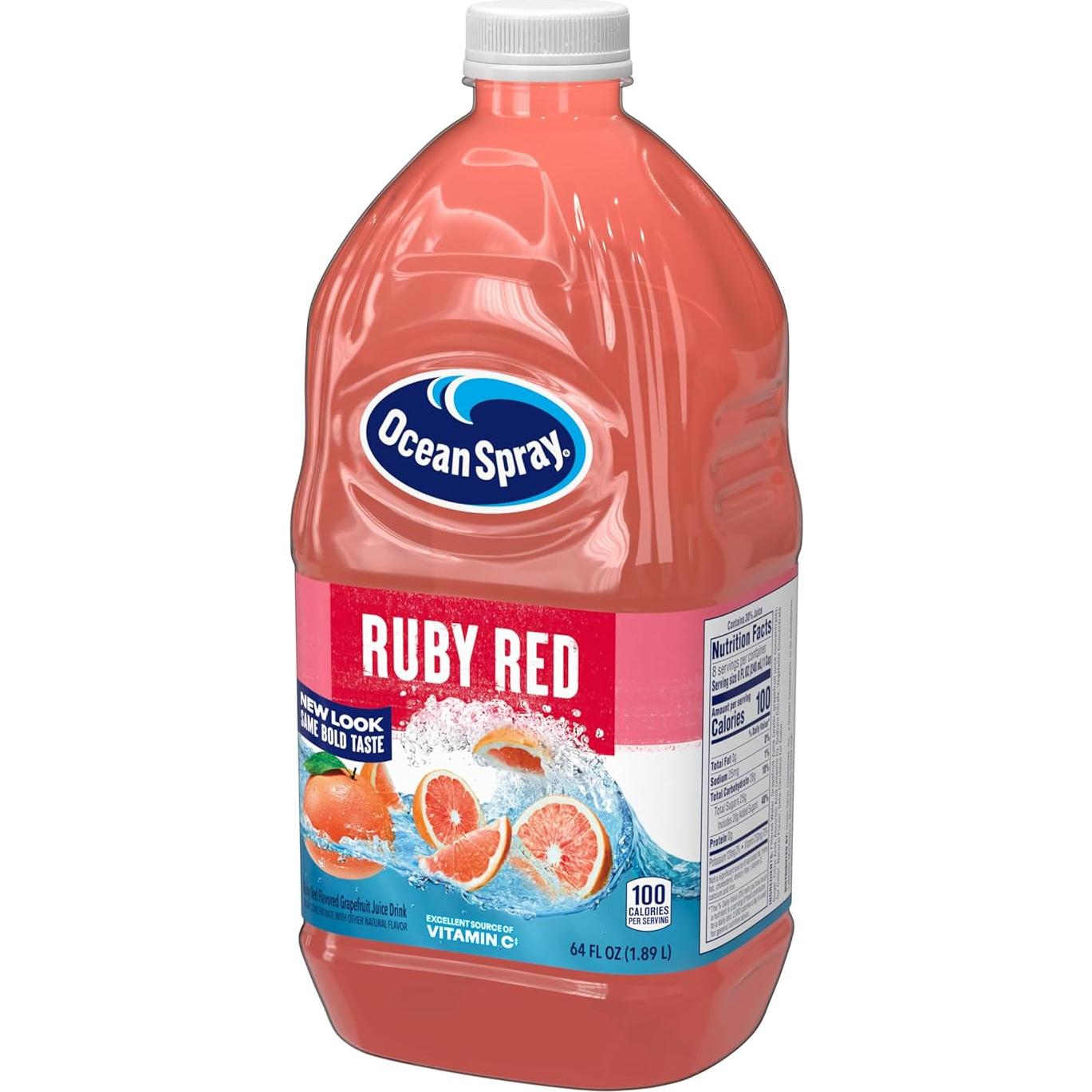 Jugo de Pomelo Ruby Red Ocean Spray 1.89L - 100% Vitamina C
