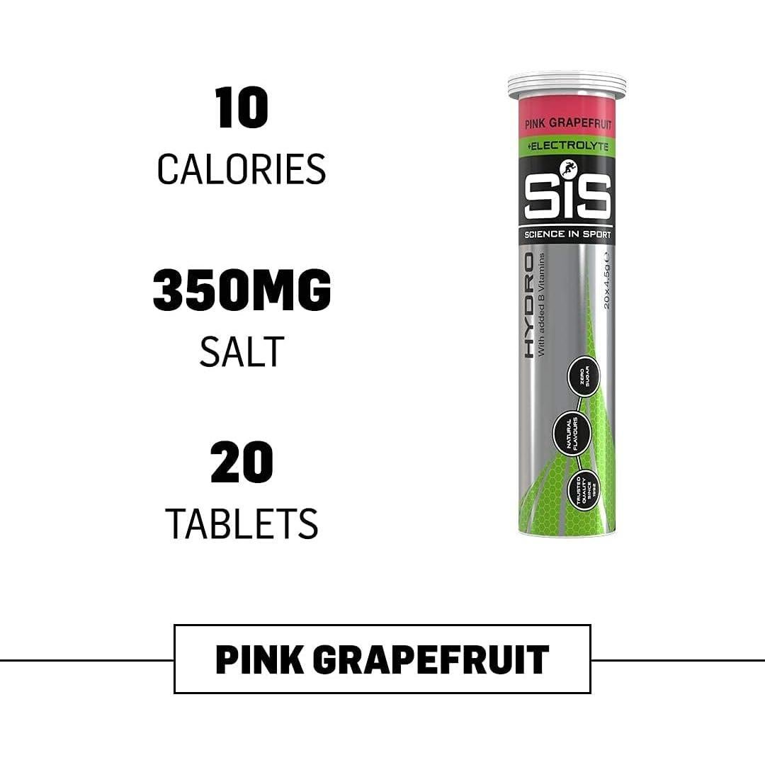 Tabletas Hidro Electrolyte Science in Sport Pomelo - 20 Tabletas