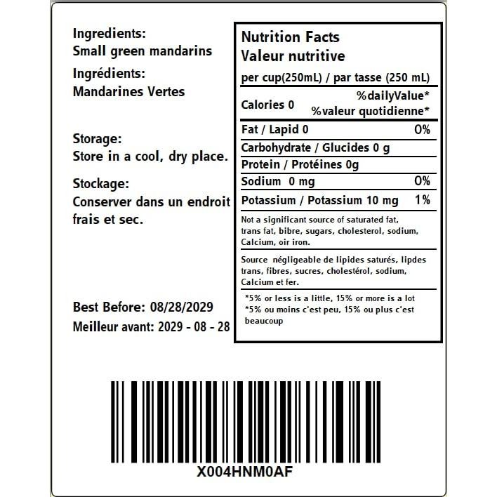 Rodajas de Kumquat Secas Naturales Kunming 150g - Cítricos para Té