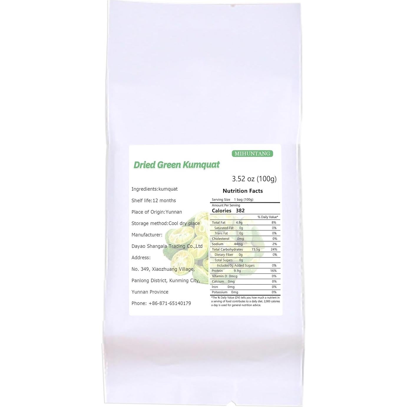 Kumquat seco 100 g - Té de frutas ácido y refrescante