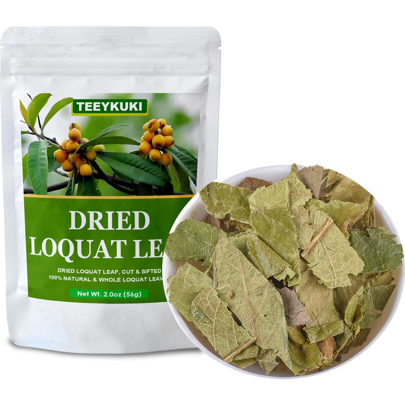 Hojas de Níspero Secas TEEYKUKI 56g Té Natural Sin Aditivos