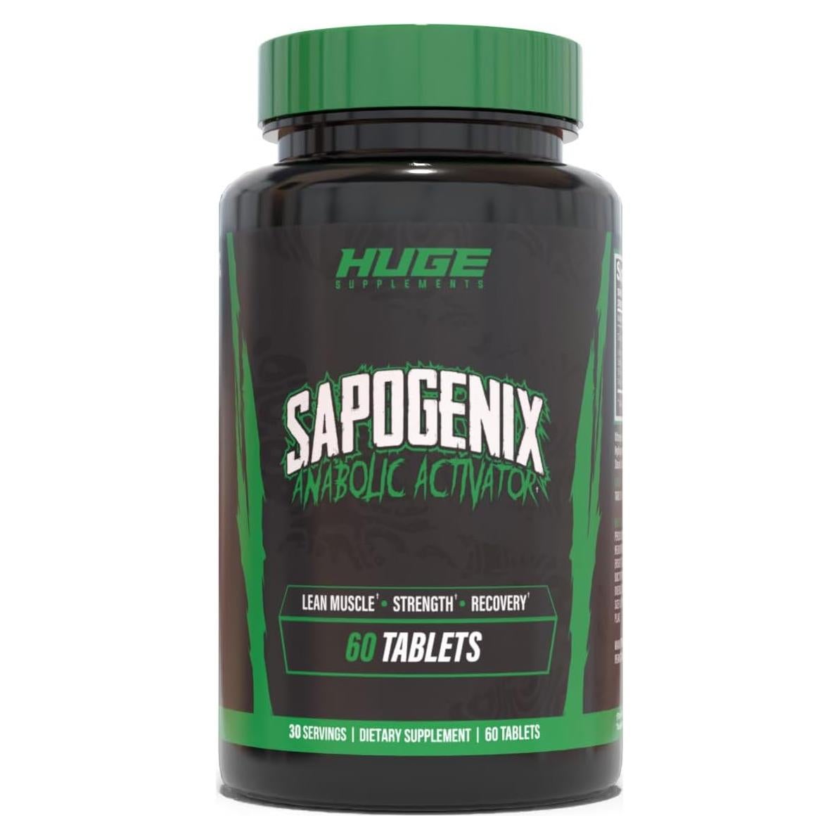 Sapogenix Activador Anabólico Natural 60 Tabletas - Crecimiento Muscular y Fuerza