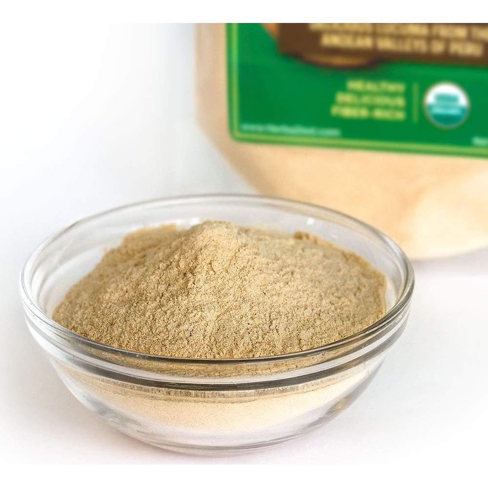 Polvo de Lucuma Orgánico HerbaZest 454g - Vegano y Sin Aditivos