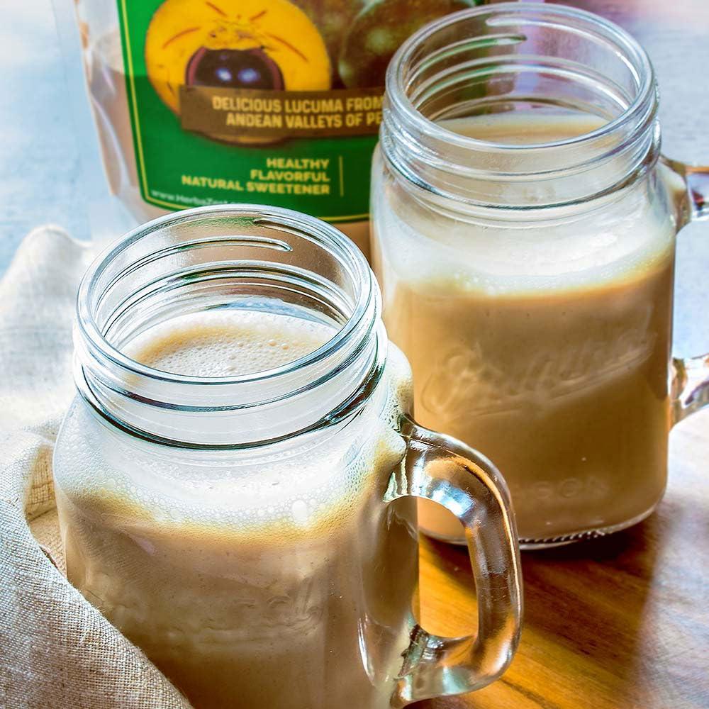 Polvo de Lucuma Orgánico HerbaZest 454g - Vegano y Sin Aditivos