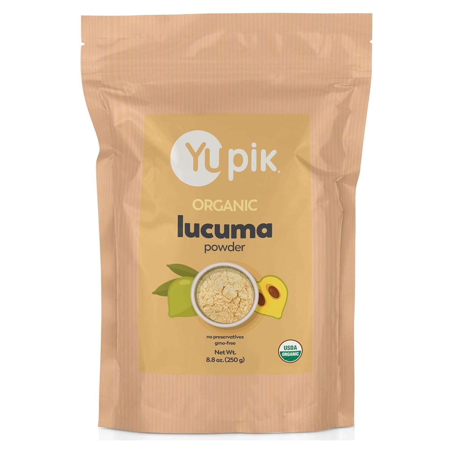 Polvo de Lucuma Orgánico Yupik 250 g - Endulzante Natural
