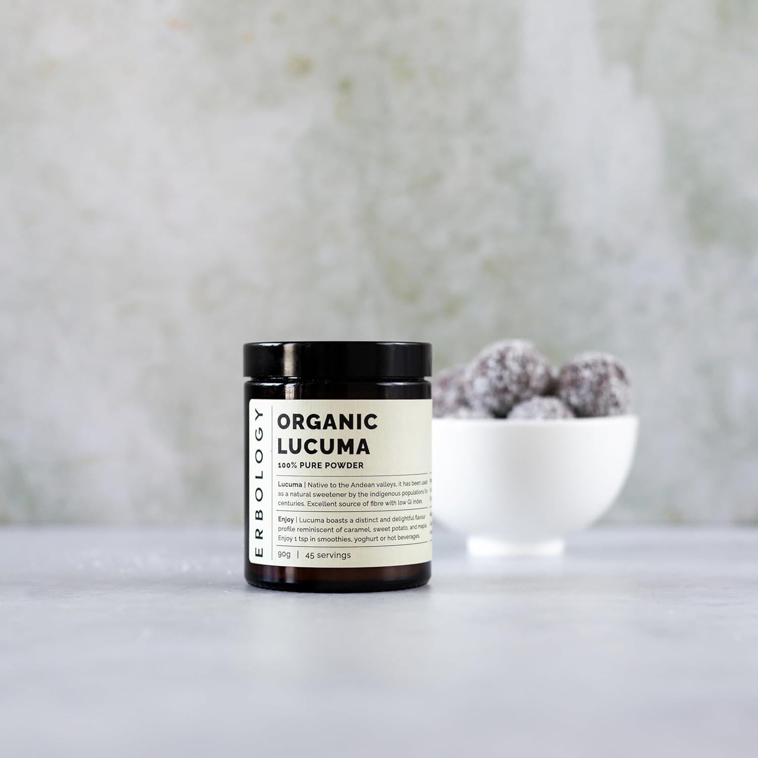 Polvo de Lucuma Orgánico Erbology 90.72 g - Endulzante Natural