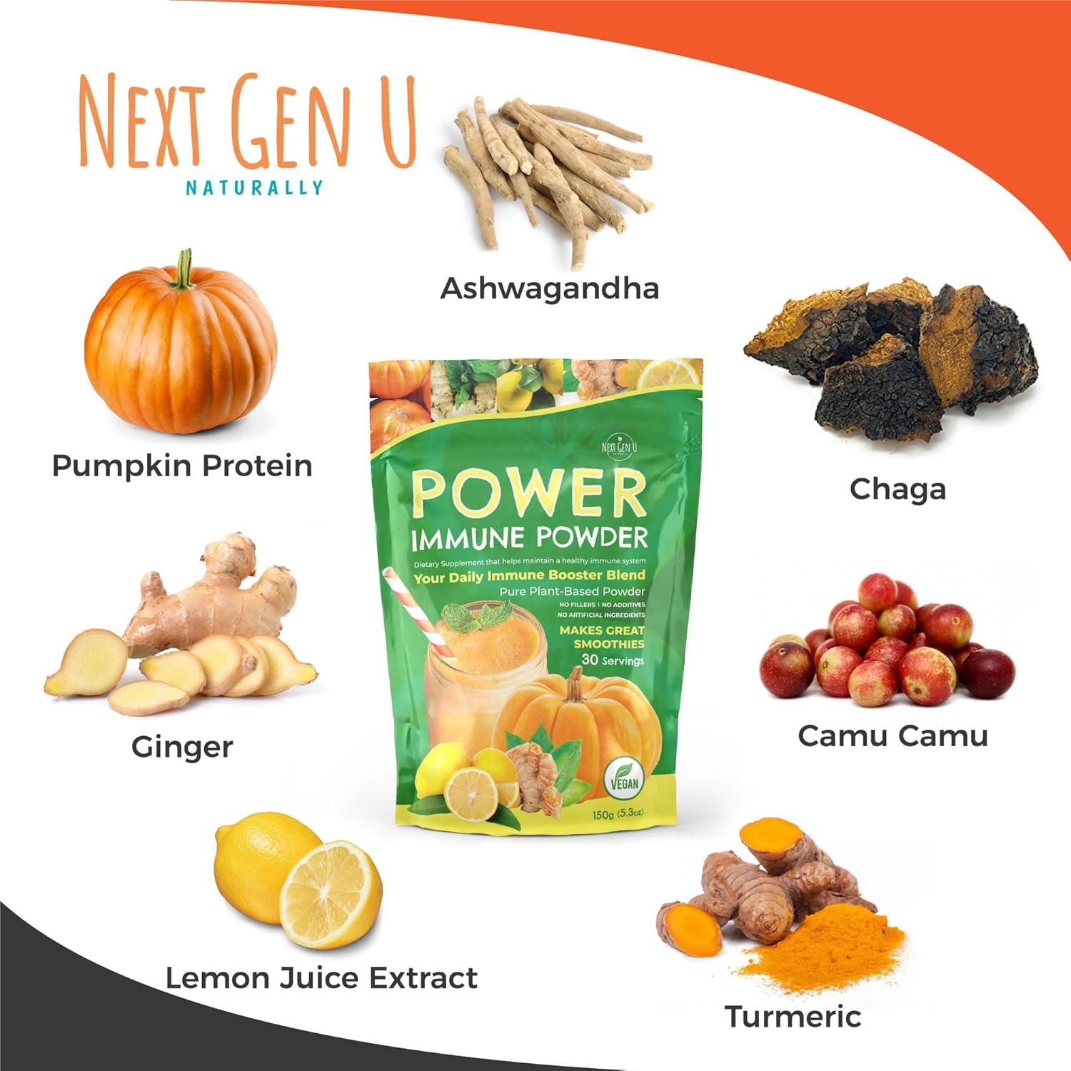 Suplemento Inmunológico en Polvo NGU 150g - Vegano y Sin Gluten