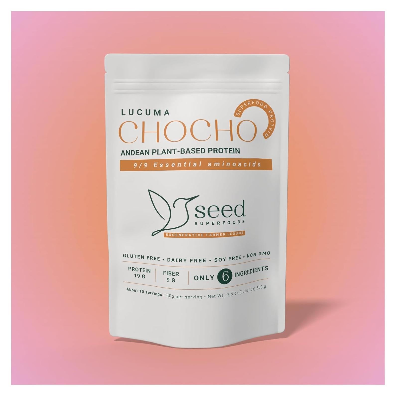 Batido de Proteína Lucuma SEED - 20g Proteína Vegetal, Bajo en Azúcar