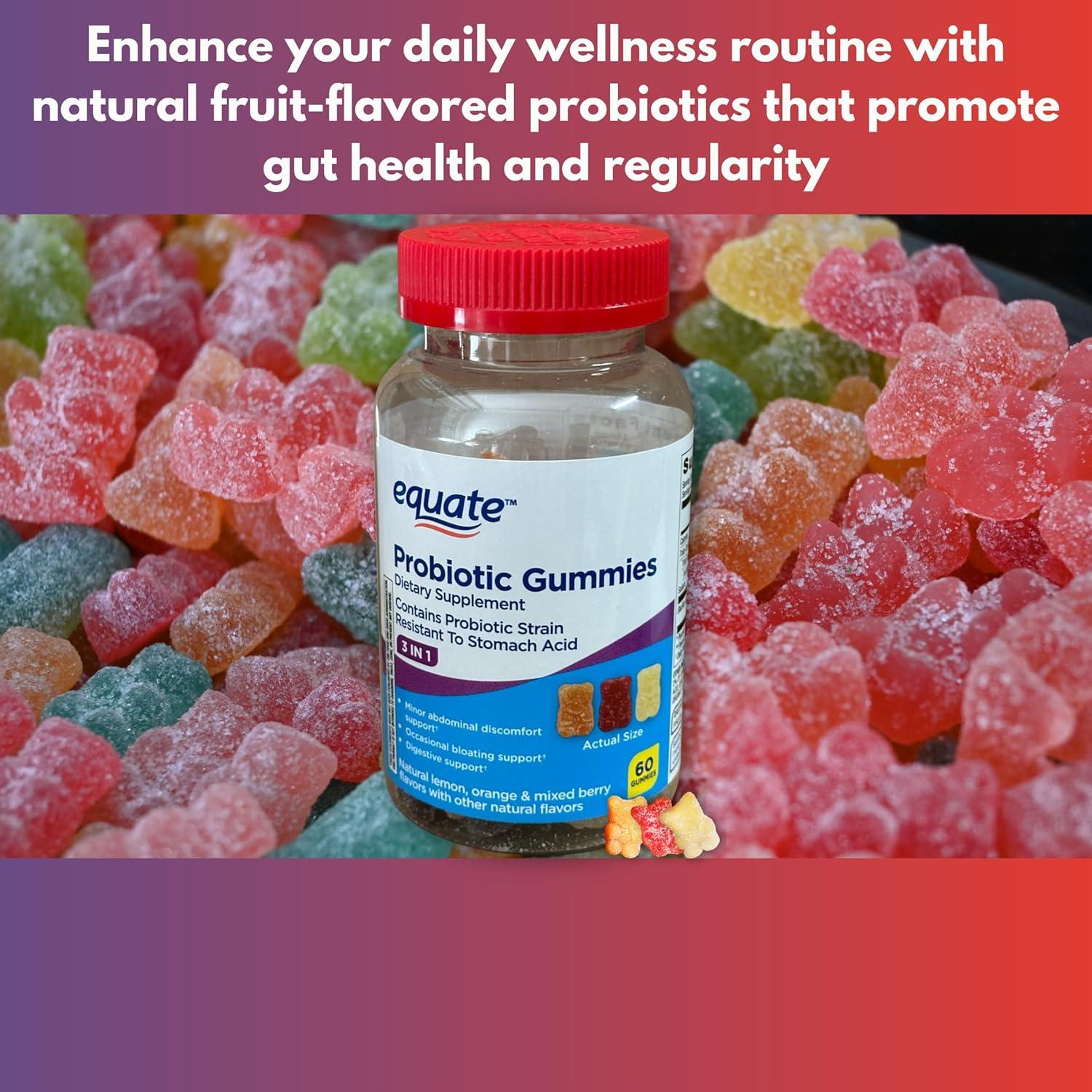 Gomas Probioticas Diarias 3 en 1 FUSION SHOP 60 Conteos