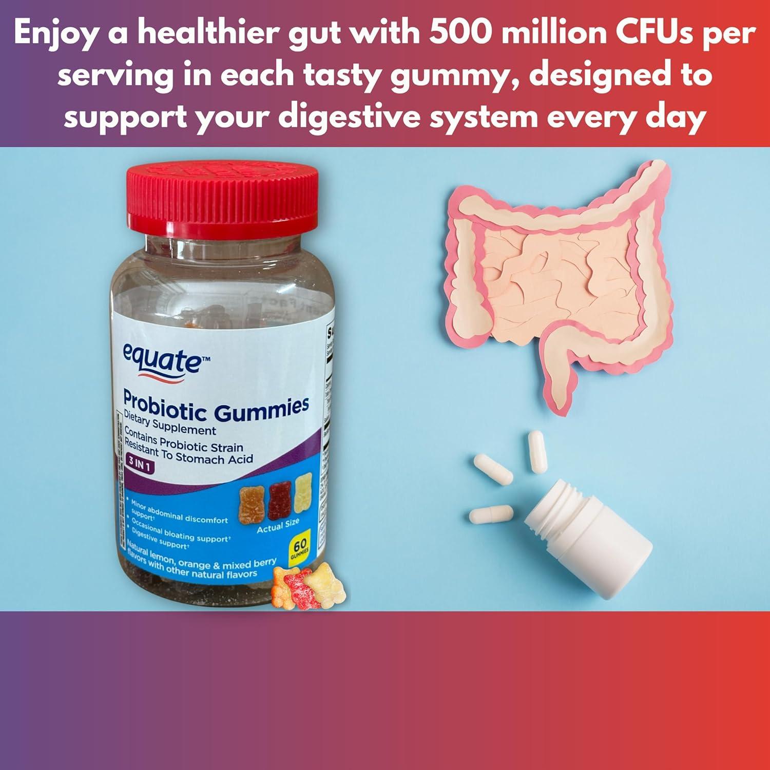 Gomas Probioticas Diarias 3 en 1 FUSION SHOP 60 Conteos