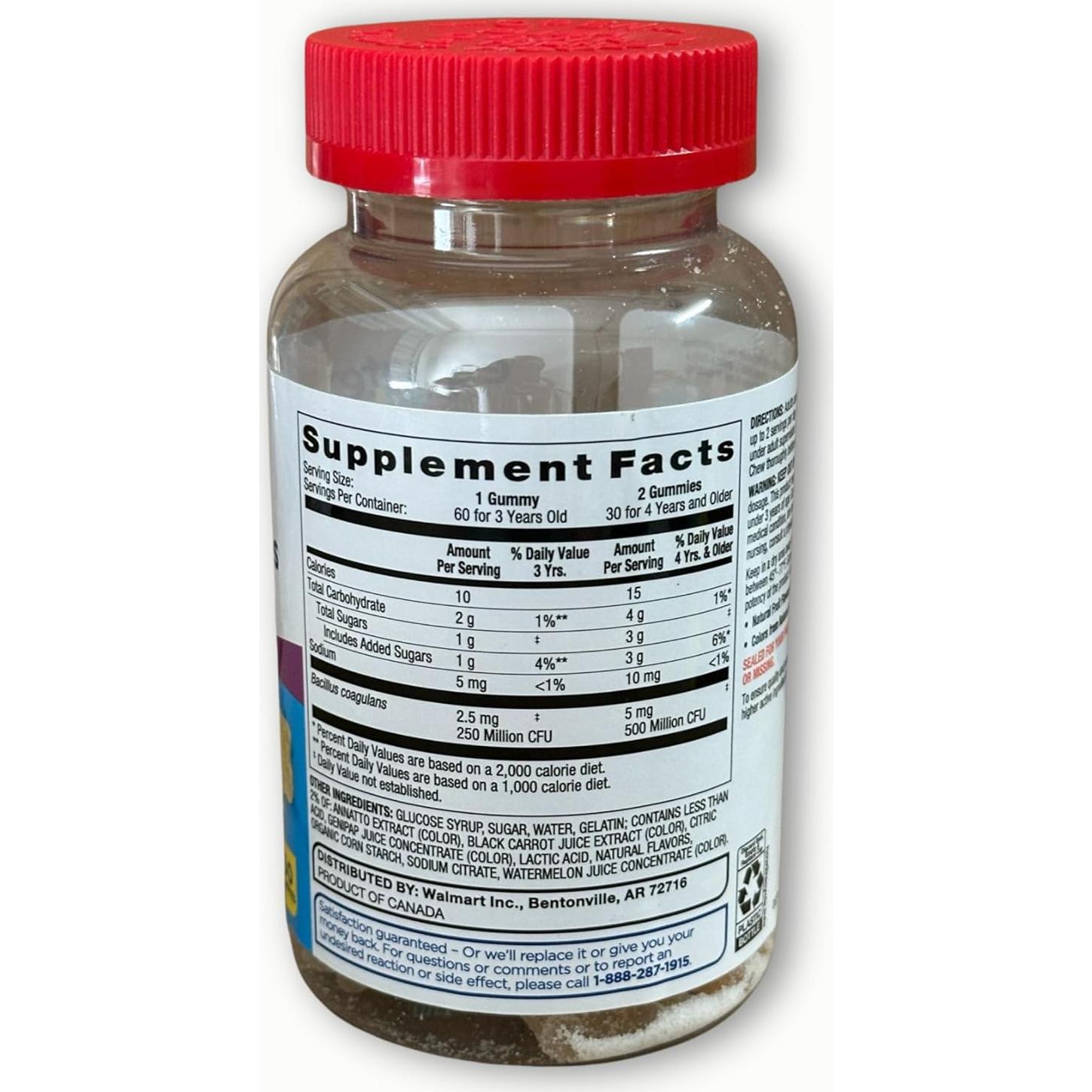 Gomas Probioticas Diarias 3 en 1 FUSION SHOP 60 Conteos