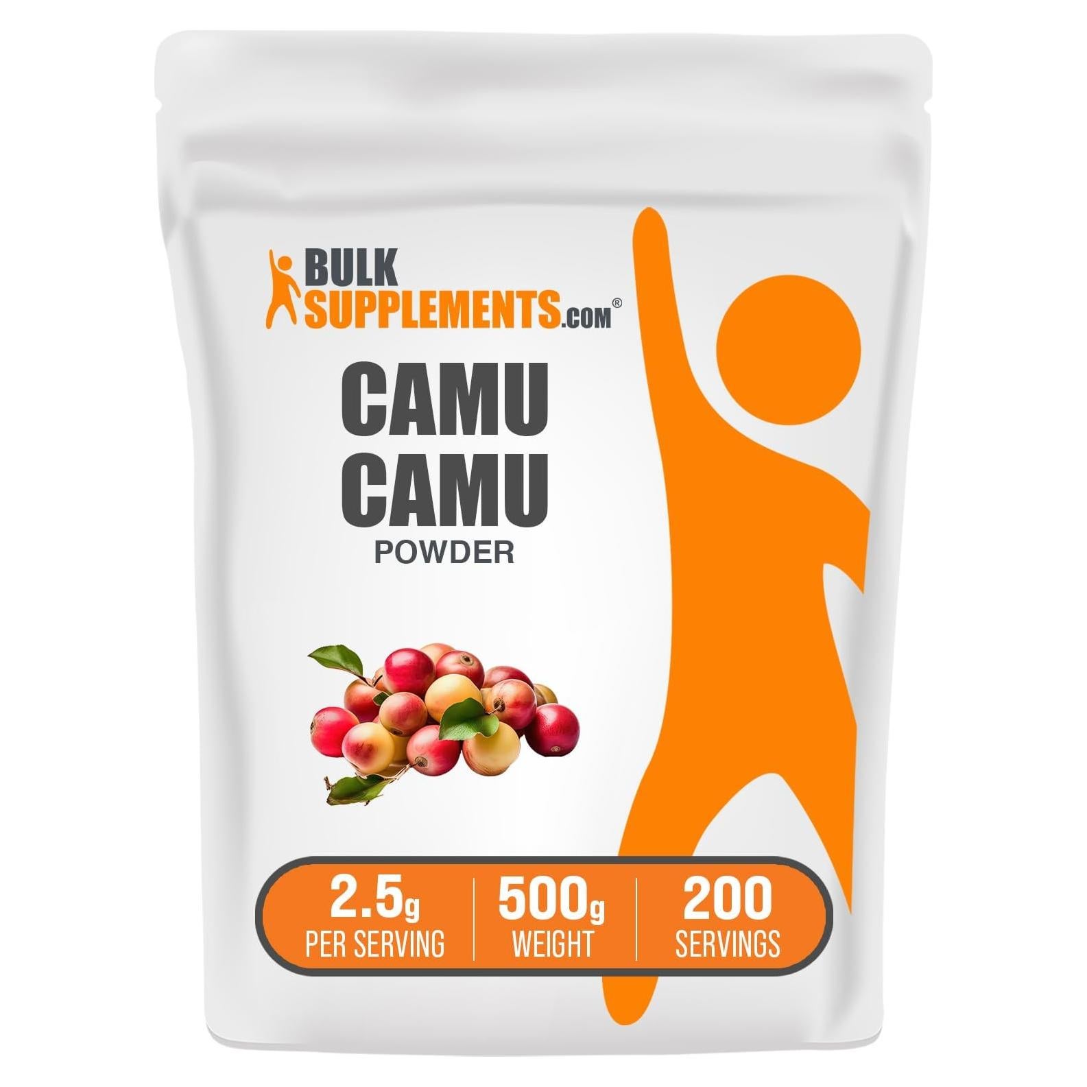 Polvo de Camu Camu BulkSupplements 500g - Suplemento Vegano