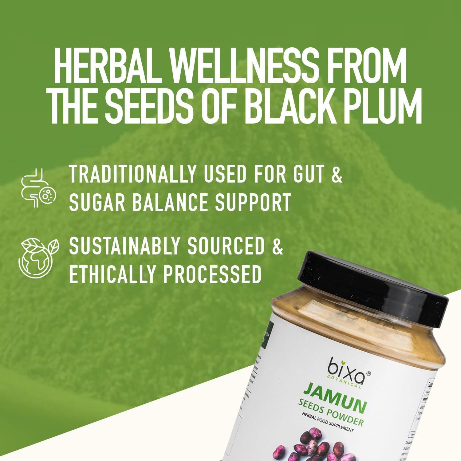 Polvo de Semilla de Jamun Bixa Botanical 450g - Suplemento Herbal