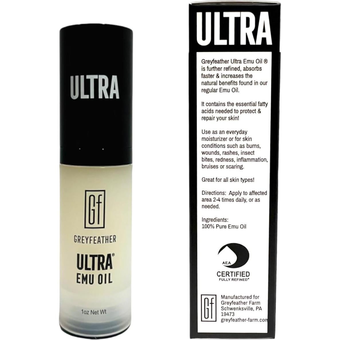 Aceite de Emú Ultra Greyfeather - 45% Antiinflamatorio 68g