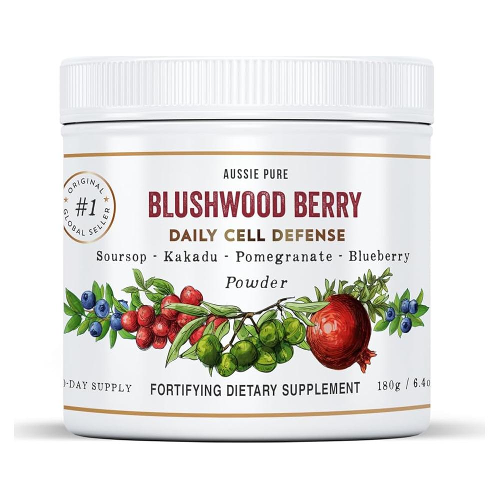 Aussie Pure Blushwood Berry 180g - Polvo Inmunológico Vegano