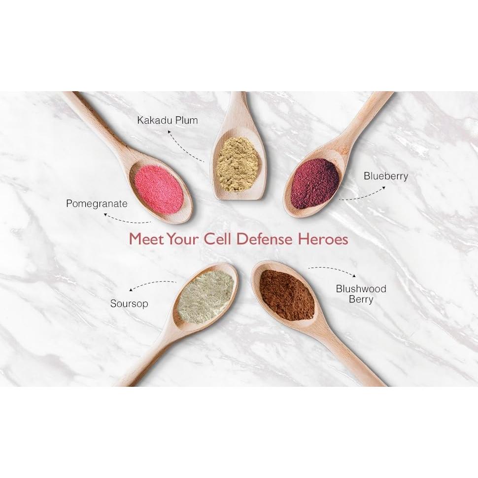 Aussie Pure Blushwood Berry 180g - Polvo Inmunológico Vegano