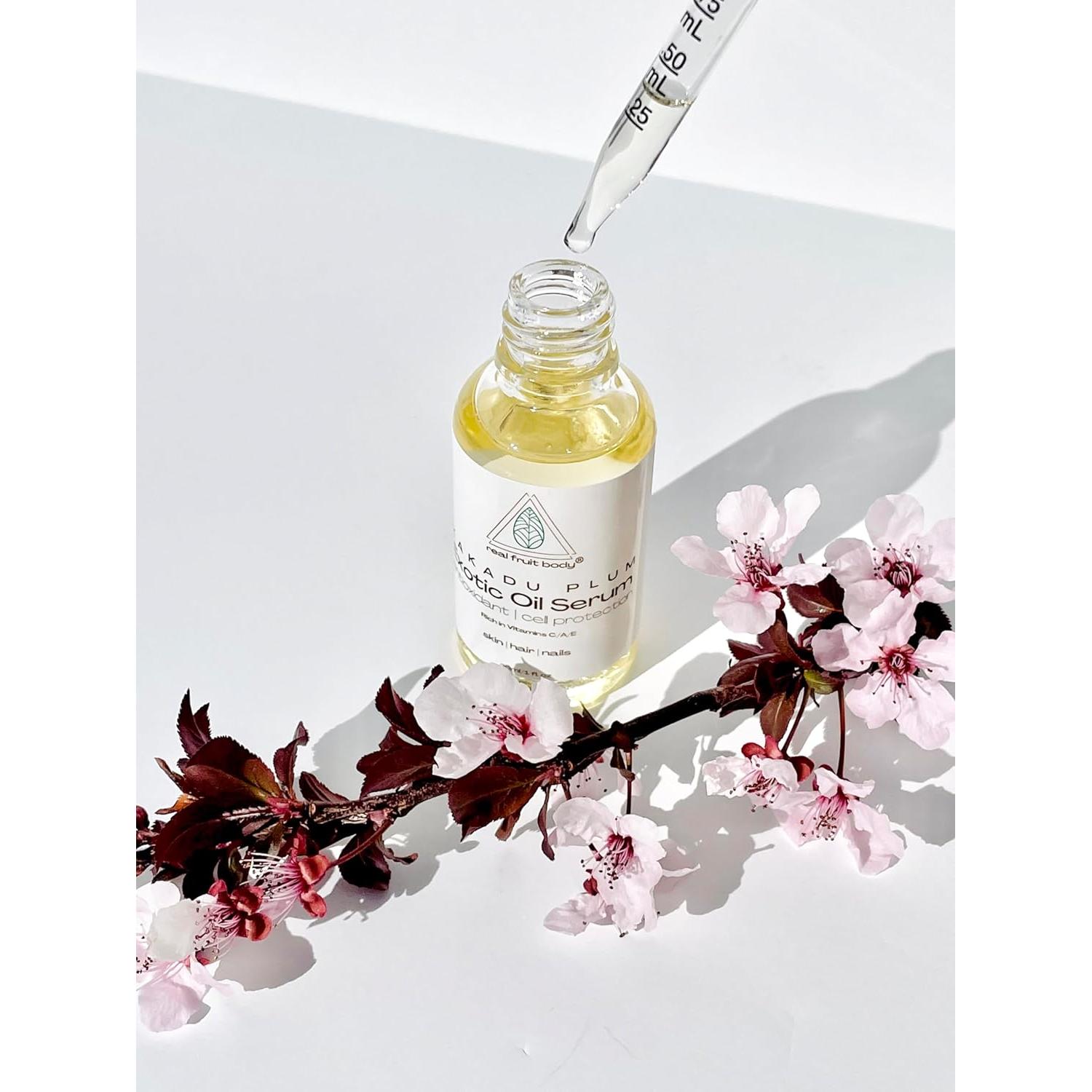 Suero de Aceite Exótico de Ciruela Kakadu Real Fruit Body - 30 ml Orgánico y Vegano