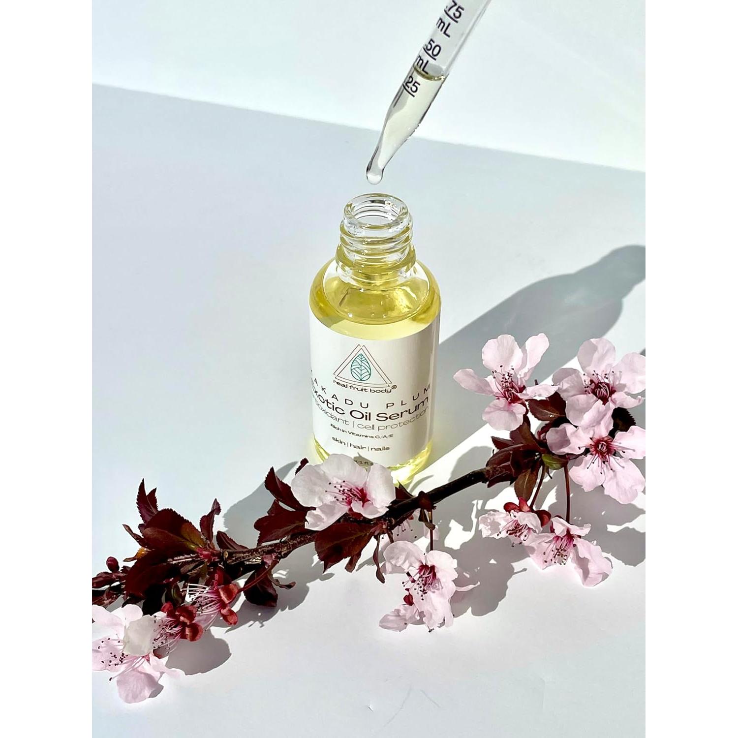 Suero de Aceite Exótico de Ciruela Kakadu Real Fruit Body - 30 ml Orgánico y Vegano