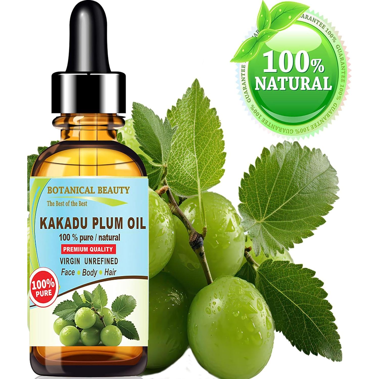 Aceite de Ciruela KAKADU 100% Puro Virgen 30 ml - Hidratante Facial y Capilar