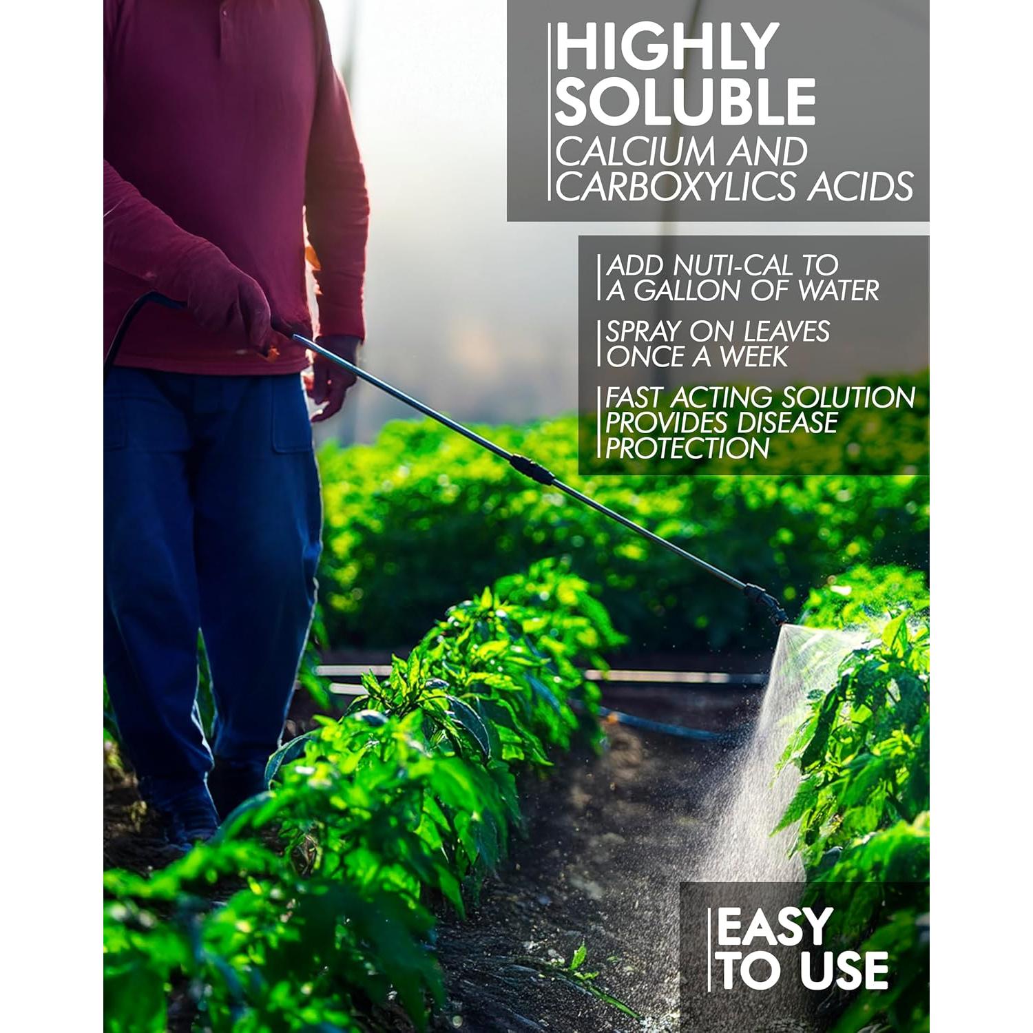 Fertilizante Líquido de Calcio Nutri-Cal 9.46L para Tomates