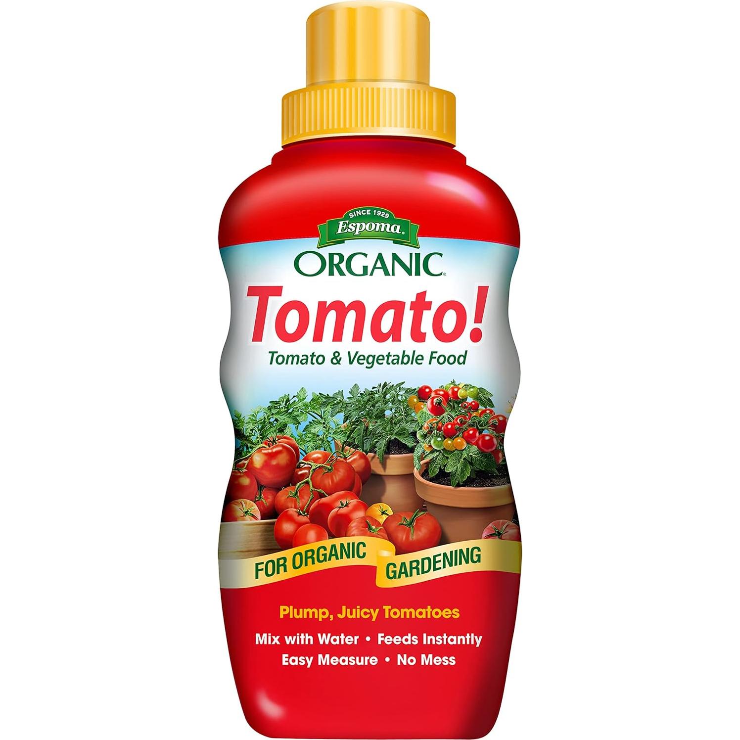 Fertilizante Orgánico Espoma 473ml para Tomates y Verduras