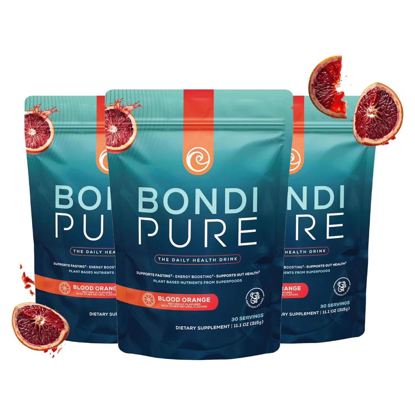 Bondi Pure - Bebida Desintoxicante Naranja Sangre - 90 Porciones