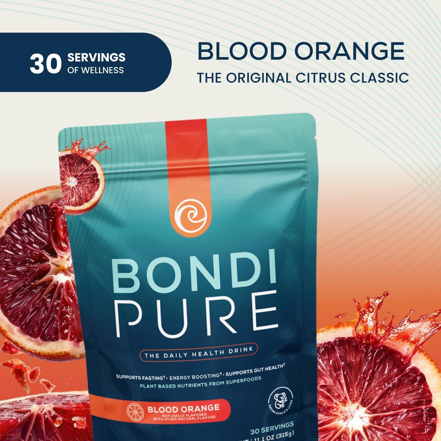 Bondi Pure - Bebida Desintoxicante Naranja Sangre - 90 Porciones