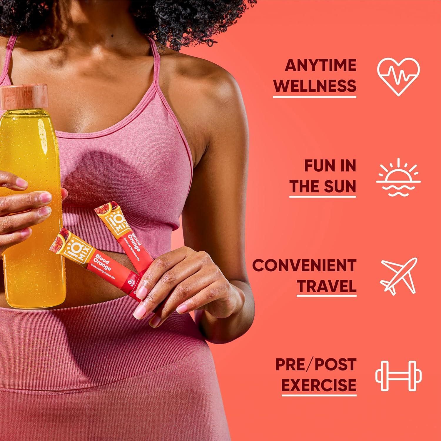 IQMIX Polvo Electrolito Hidratación 20 Paquetes Sin Azúcar