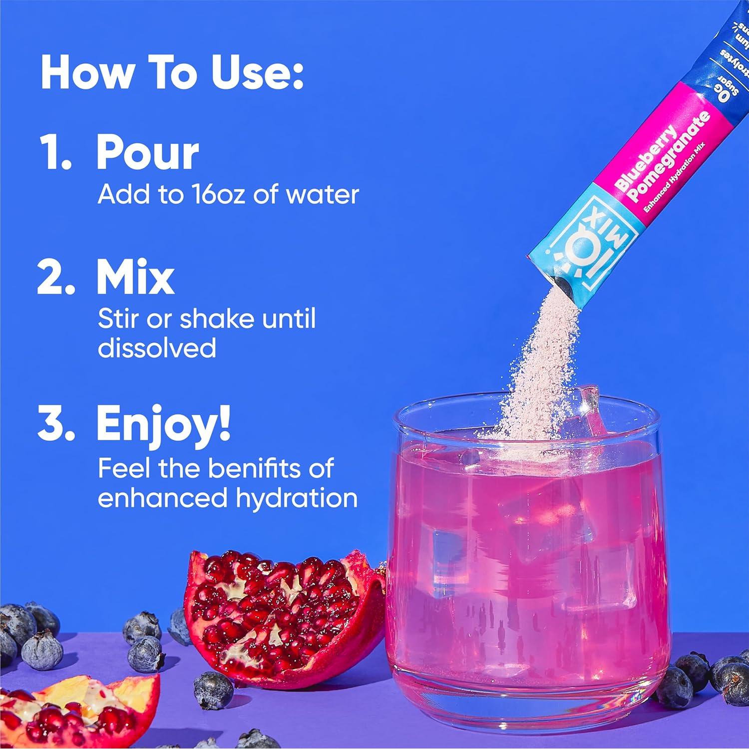 IQMIX Polvo Electrolito Hidratación 20 Paquetes Sin Azúcar