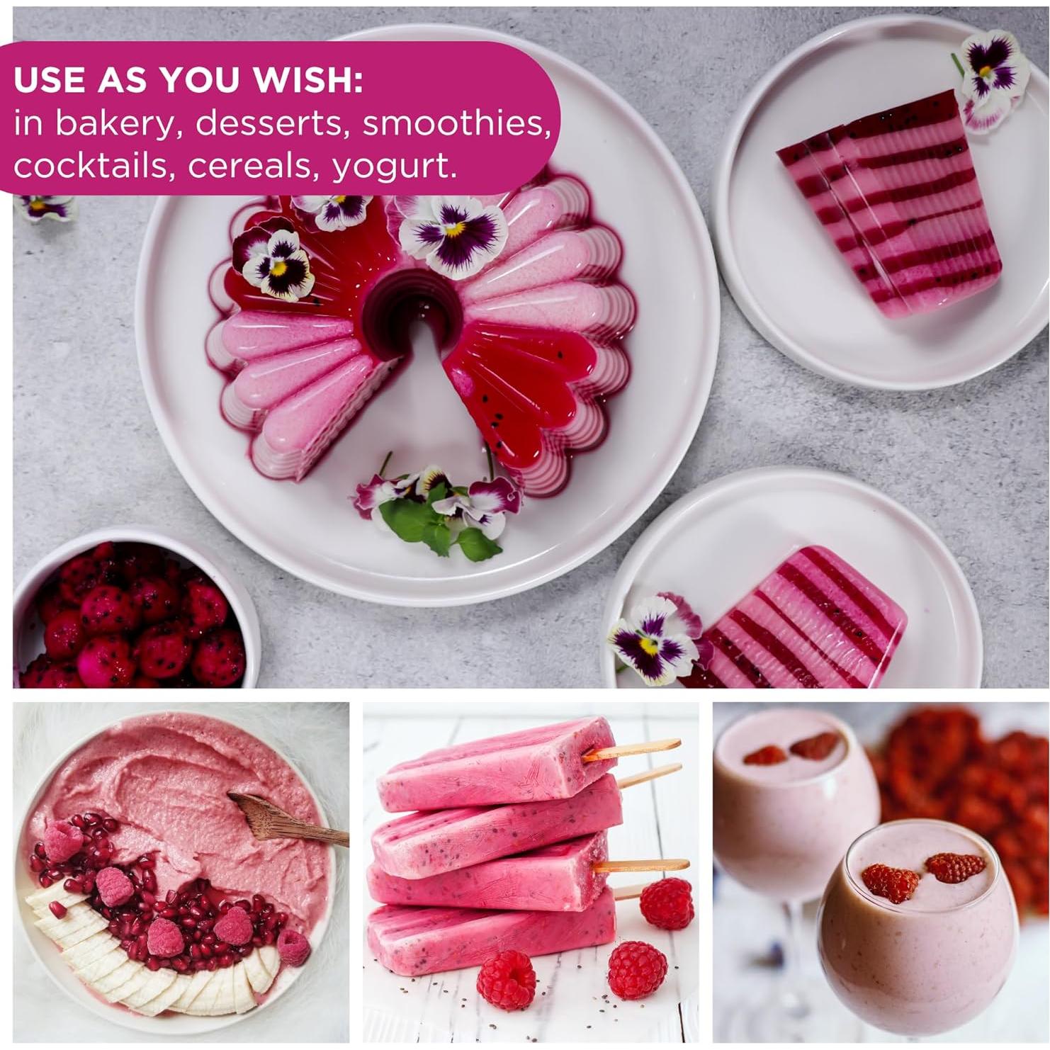 Polvo de Frambuesa Liofilizada Dehidra 50 g - Sin Azúcar