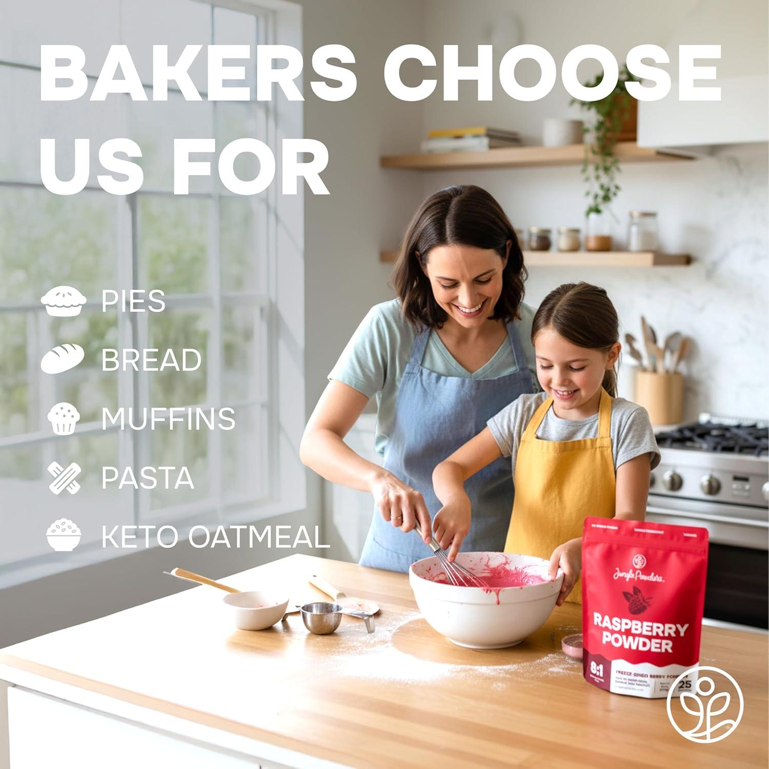 Polvo de Frambuesa Jungle Powders 99g Sin Azúcar Liofilizado