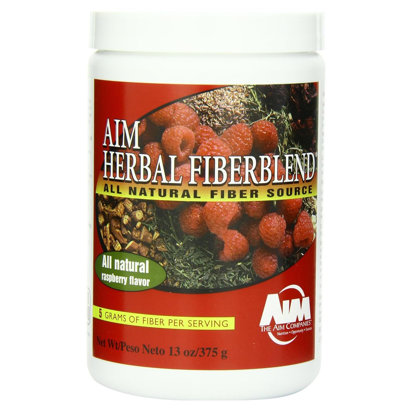 AIM Mezcla de Fibra Herbal Sabor Frambuesa 368.5 g