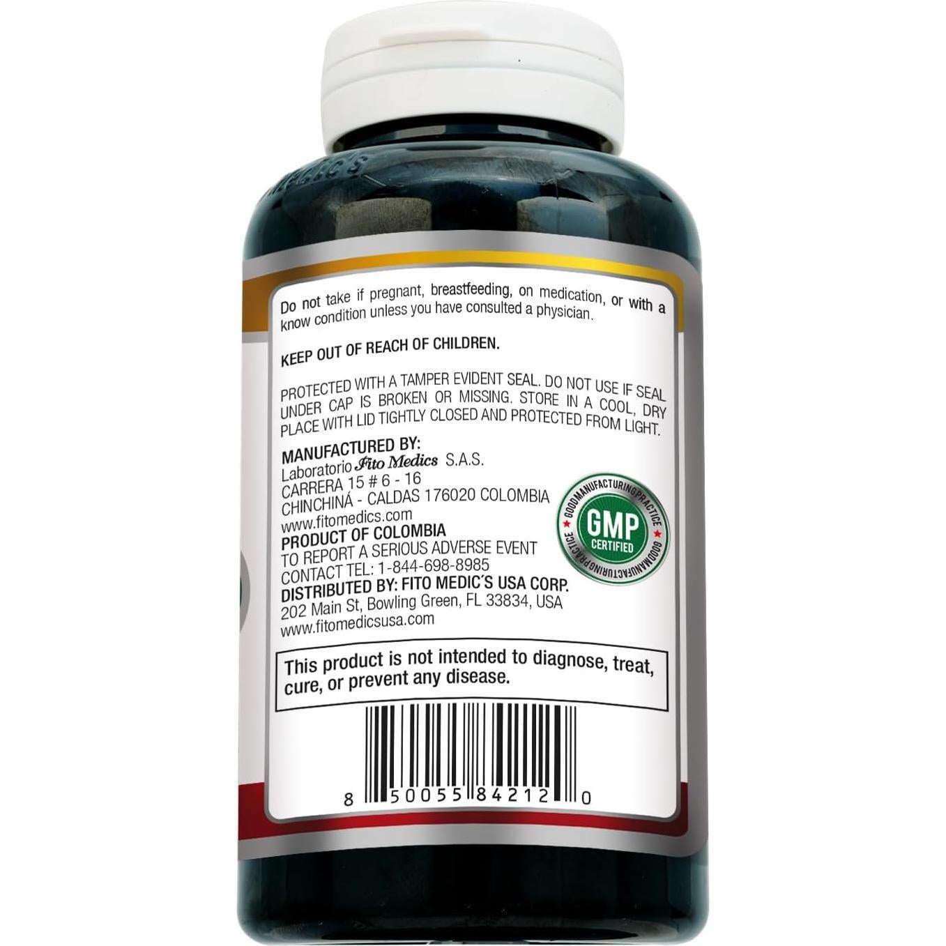 Cápsulas de Pimienta de Cayena Orgánica FITO MEDIC'S 600 mg