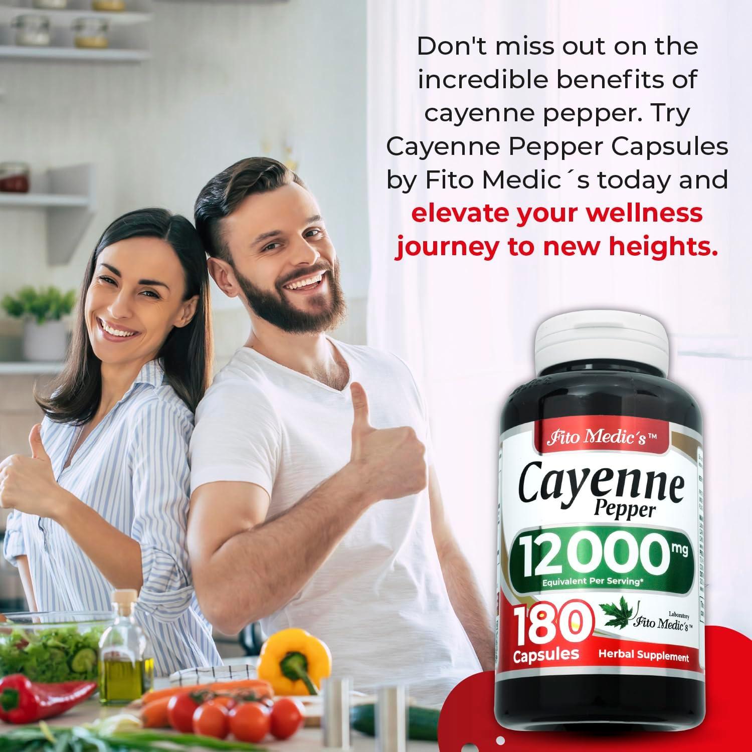 Cápsulas de Pimienta de Cayena Orgánica FITO MEDIC'S 600 mg