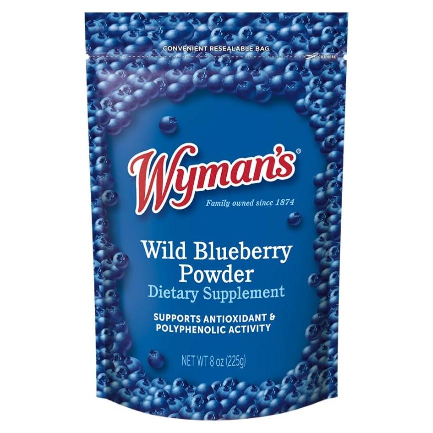 Polvo de Arándano Silvestre Wyman - 100% Natural, 227g