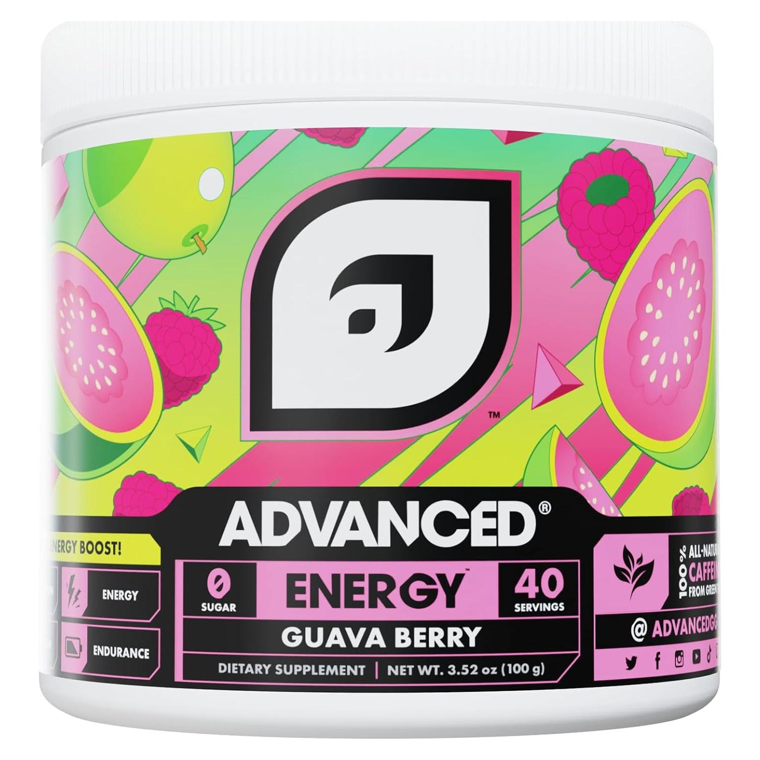 Fórmula Energizante Avanzada con Electrolitos - Baya de Guayaba - 40 Porciones