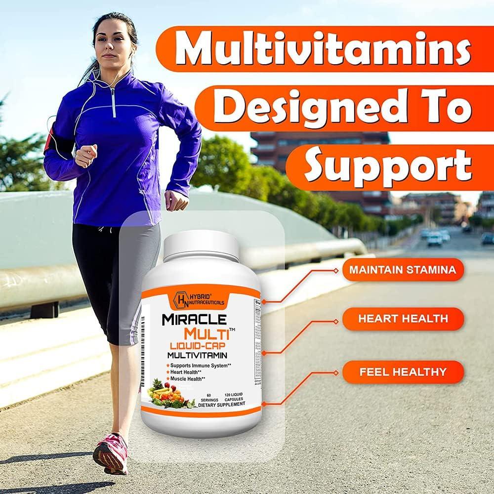 Cápsulas Líquidas Multivitaminas MiracleMulti 120 Gelatinas