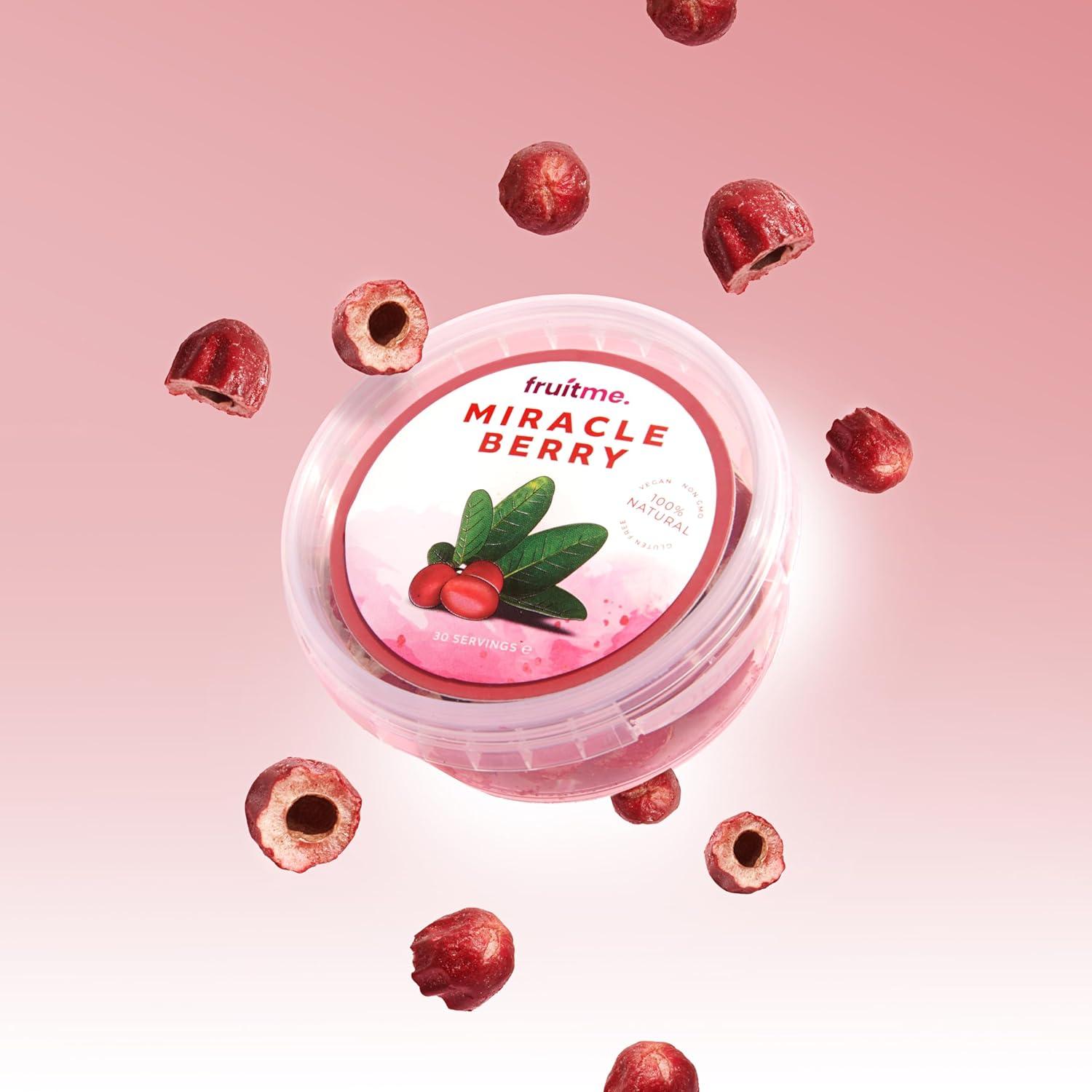 Baya Milagrosa Entera - 30 Mitades Secas - Endulzante Natural