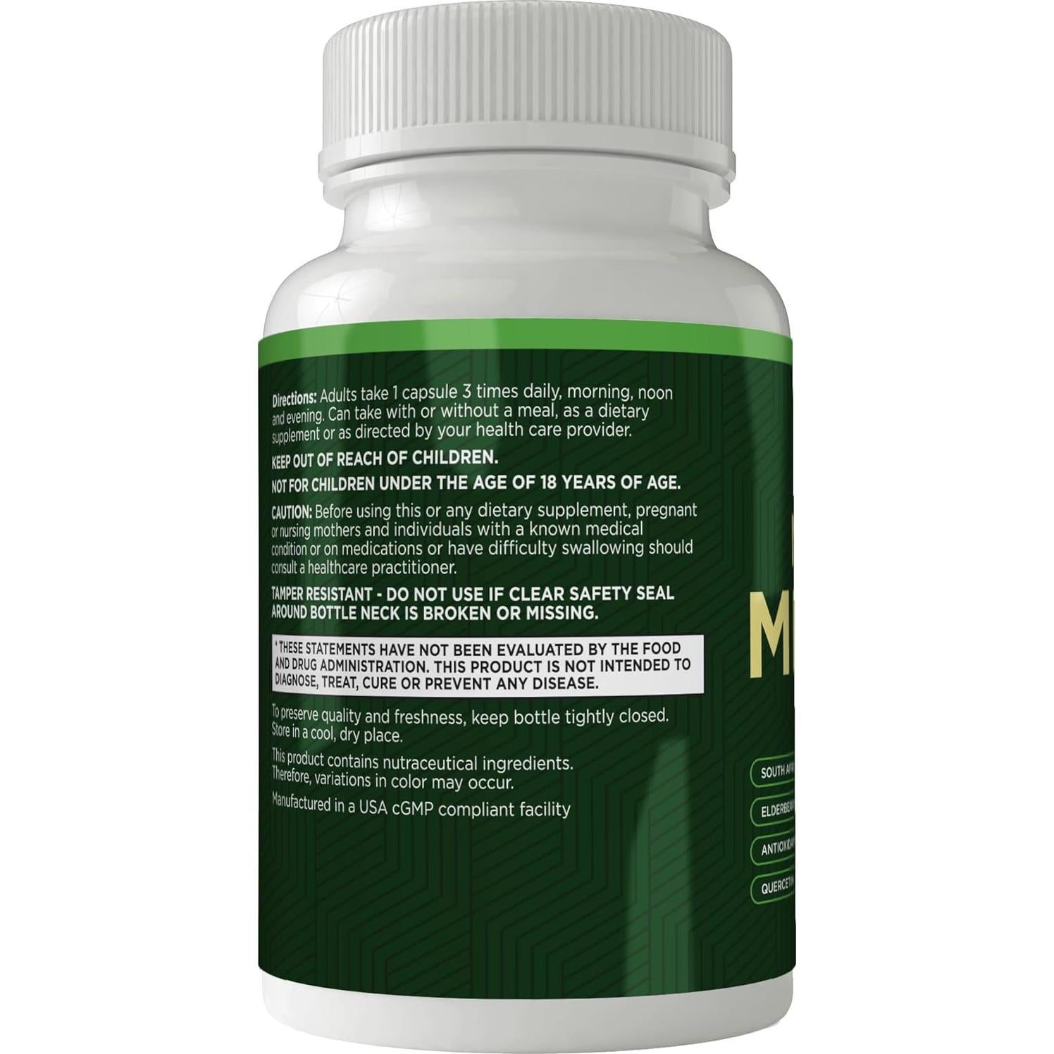 Suplemento Herbal Milagro de Seno Green Valley Naturals 90 Cápsulas