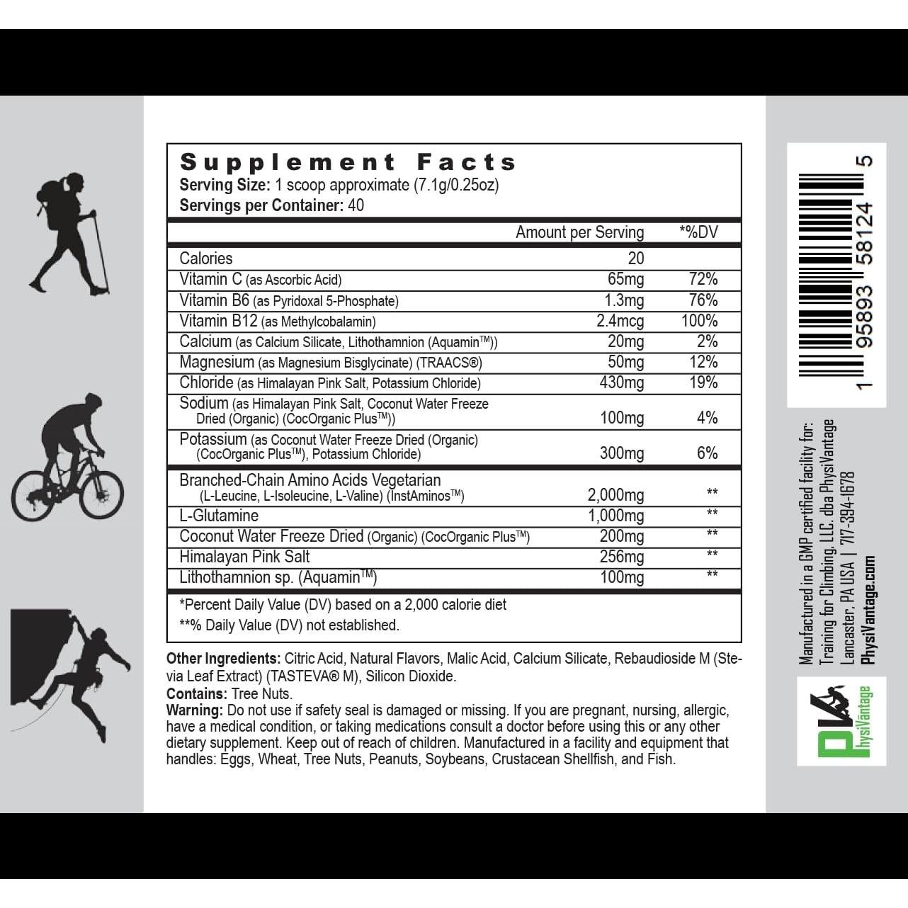 Polvo de Electrolitos Flow PhysiVantage 40 Porciones Limonada