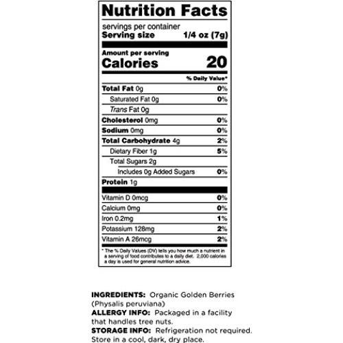 Berrys Dorados Secos Orgánicos Terrasoul 454g - Snack Saludable