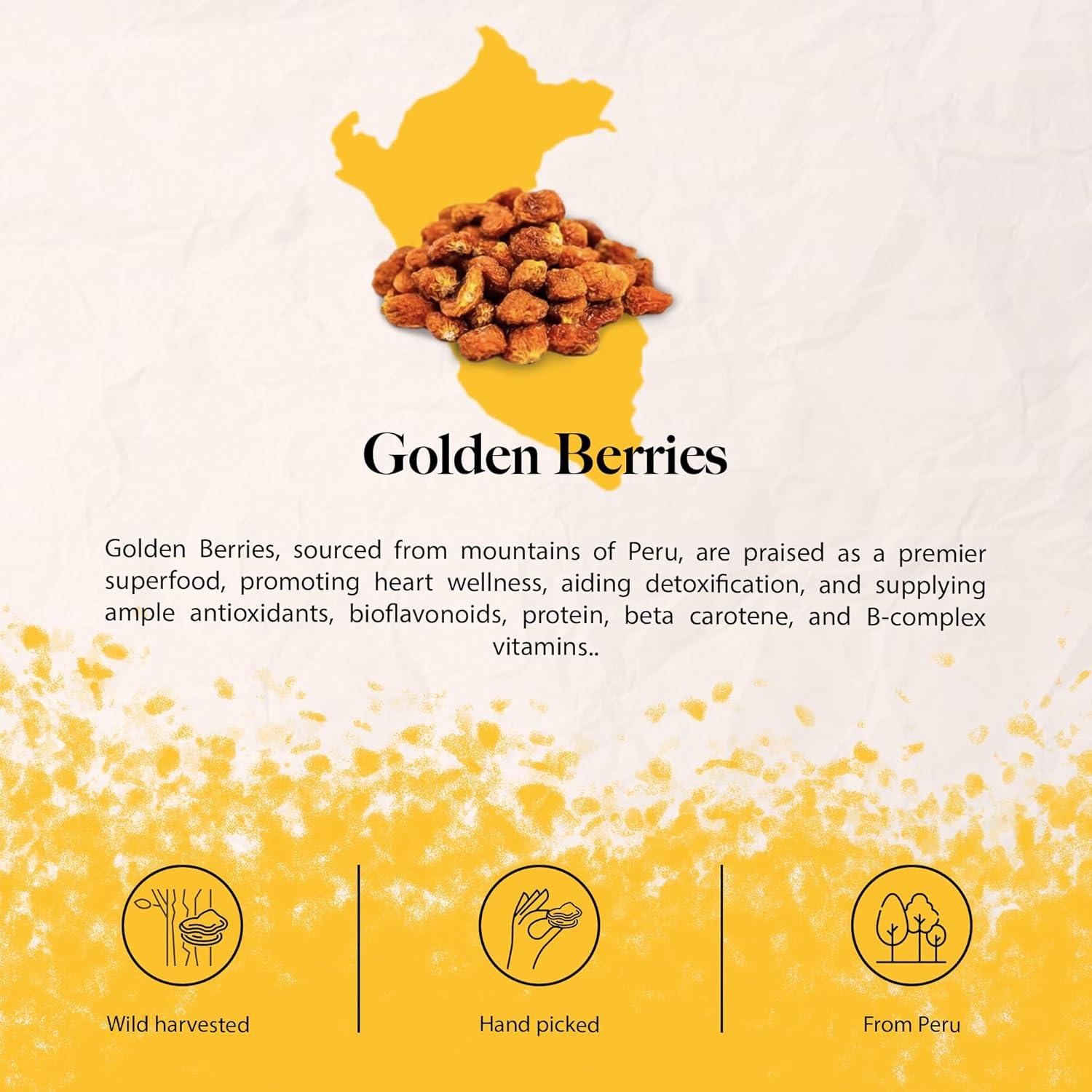 Berries Doradas Orgánicas Juice Crafters 227g - Superalimento