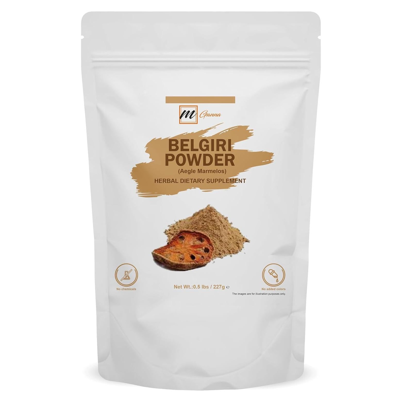 Polvo de Belgiri 100% Natural mGanna 227g - Cuidado Cabello y Piel