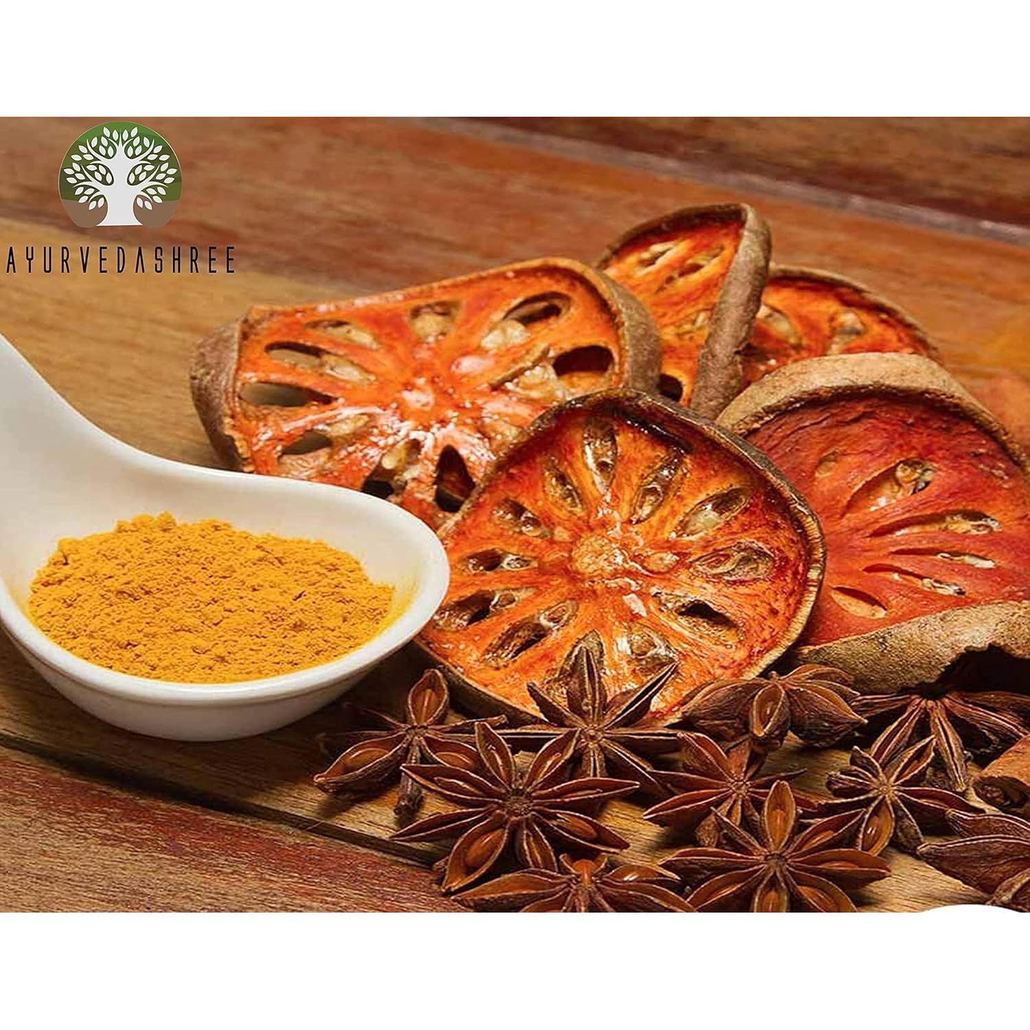 Polvo de Bilva Aegle Marmelos 100g - Apoyo Digestivo