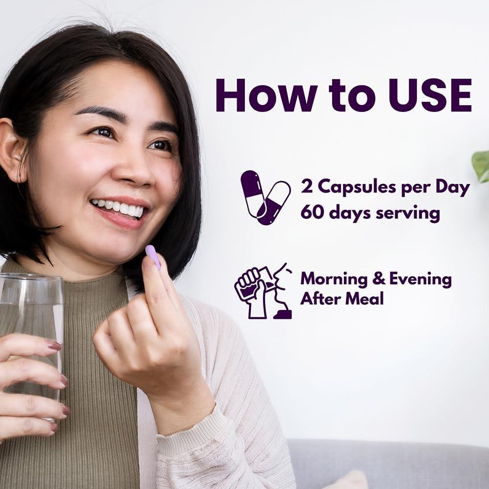 Semillas de Jamun Orgánicas Ireya Ayurveda 1000mg 120 Cápsulas